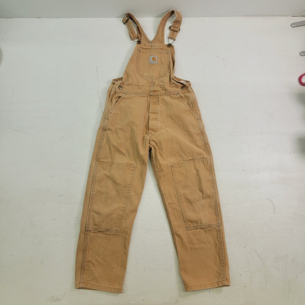 Carhartt Kids Overalls in Tan